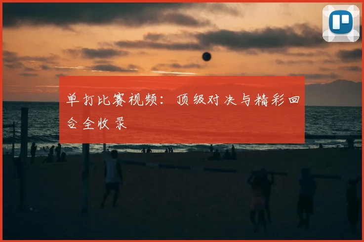 单打比赛视频：顶级对决与精彩回合全收录